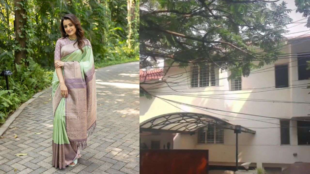 trisha krishnan home
